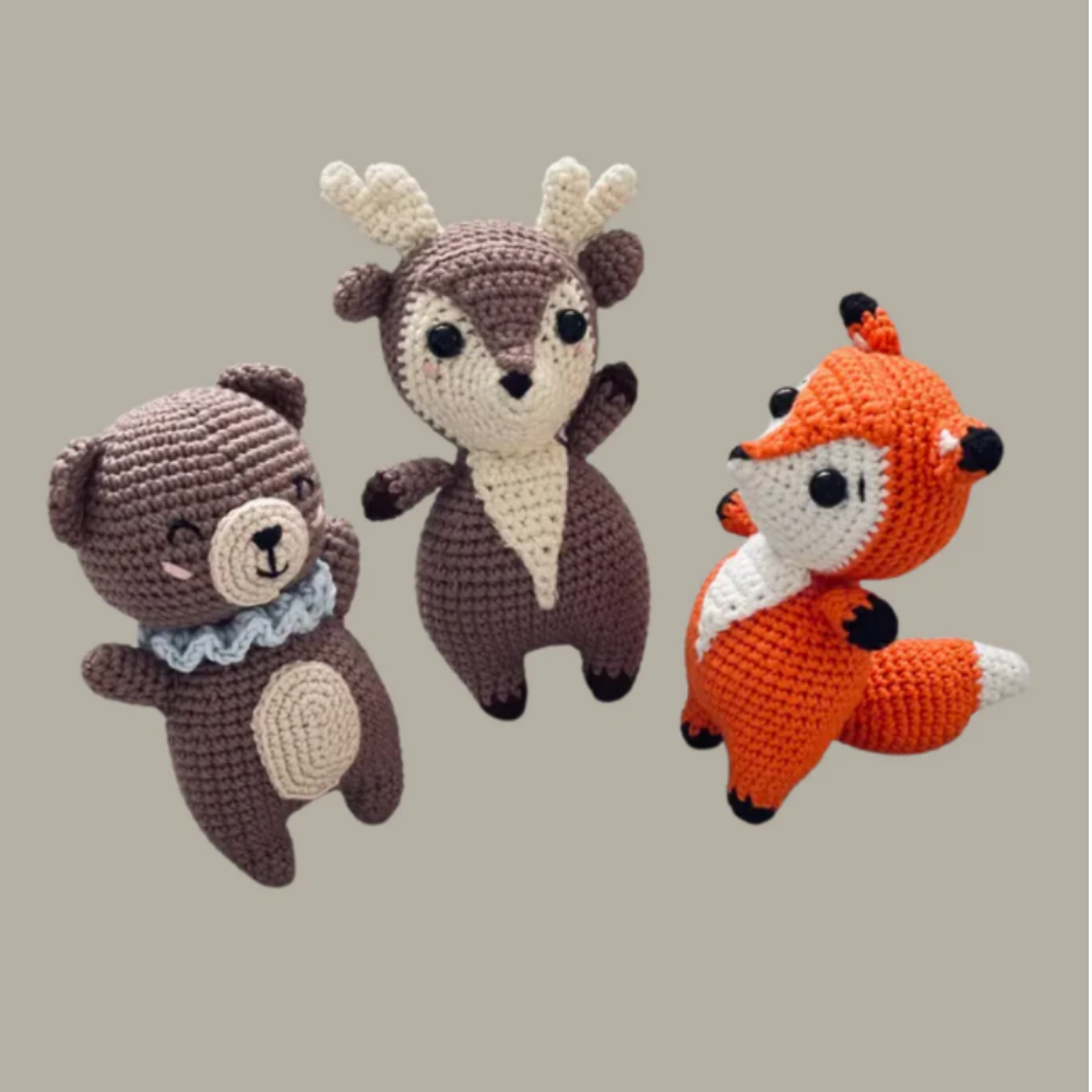 Smiski And Forest Friend Crochet Pattern Set