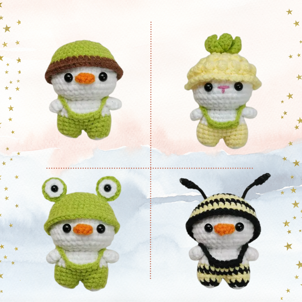 Changeable Outfit Doll Crochet Pattern