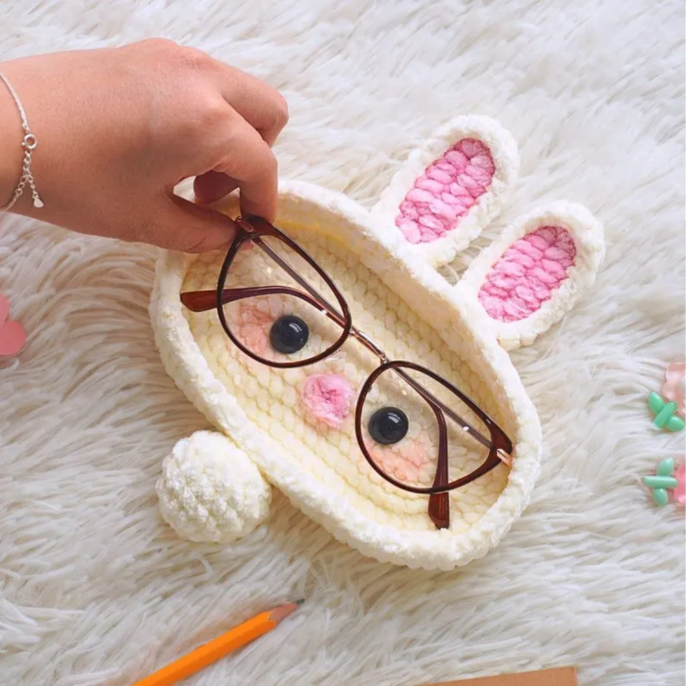 Combo 6 in 1 Cute Critter Eyeglasses Holder Crochet Pattern