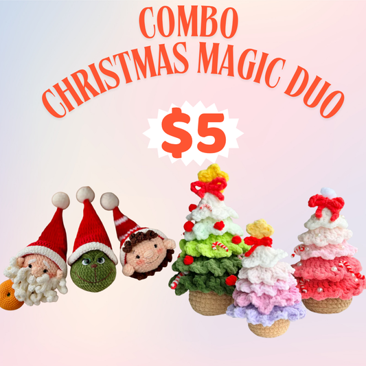 2-in-1 Christmas Magic Duo Crochet Pattern