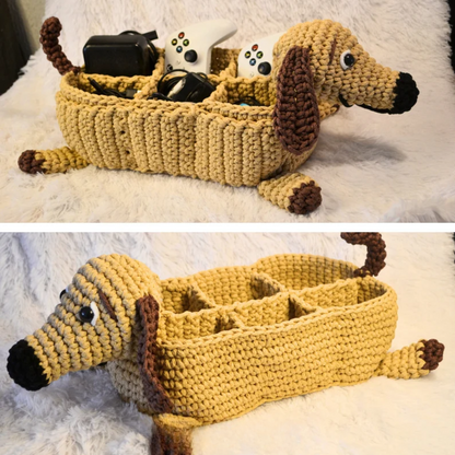 Puppy Storage Organizer Crochet Pattern