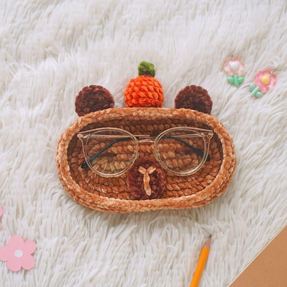 Combo 6 in 1 Cute Critter Eyeglasses Holder Crochet Pattern