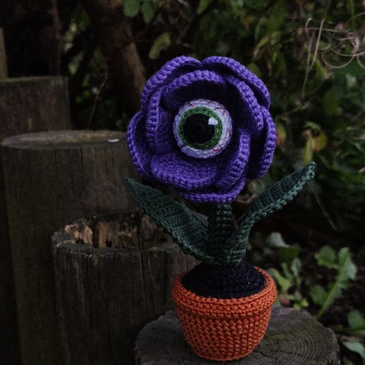 Eye Bloom Crochet Pattern