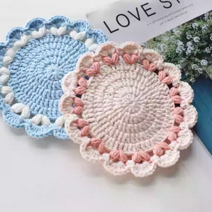 Lily Bloom Coaster Crochet Pattern