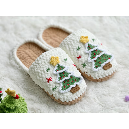 Reindeer Slippers Crochet Pattern