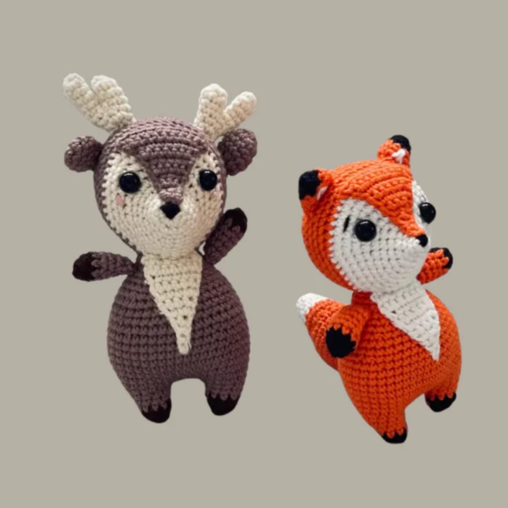 Smiski And Forest Friend Crochet Pattern Set