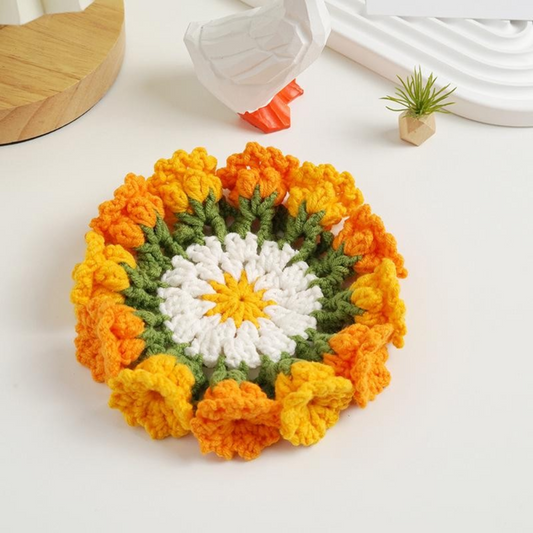 Lily Pad Coaster Crochet Pattern