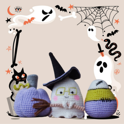 Cute Spooky Friends Crochet Pattern