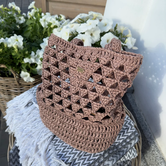 Boho Prism Tote Crochet Pattern