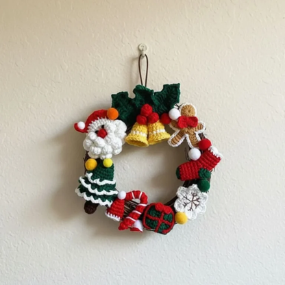 Candyland Christmas Wreath Crochet Pattern