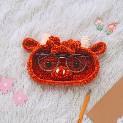 Combo 6 in 1 Cute Critter Eyeglasses Holder Crochet Pattern