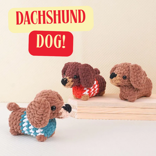Dachshund Dog Crochet Pattern