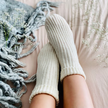 Luna Ivory Socks Crochet Pattern