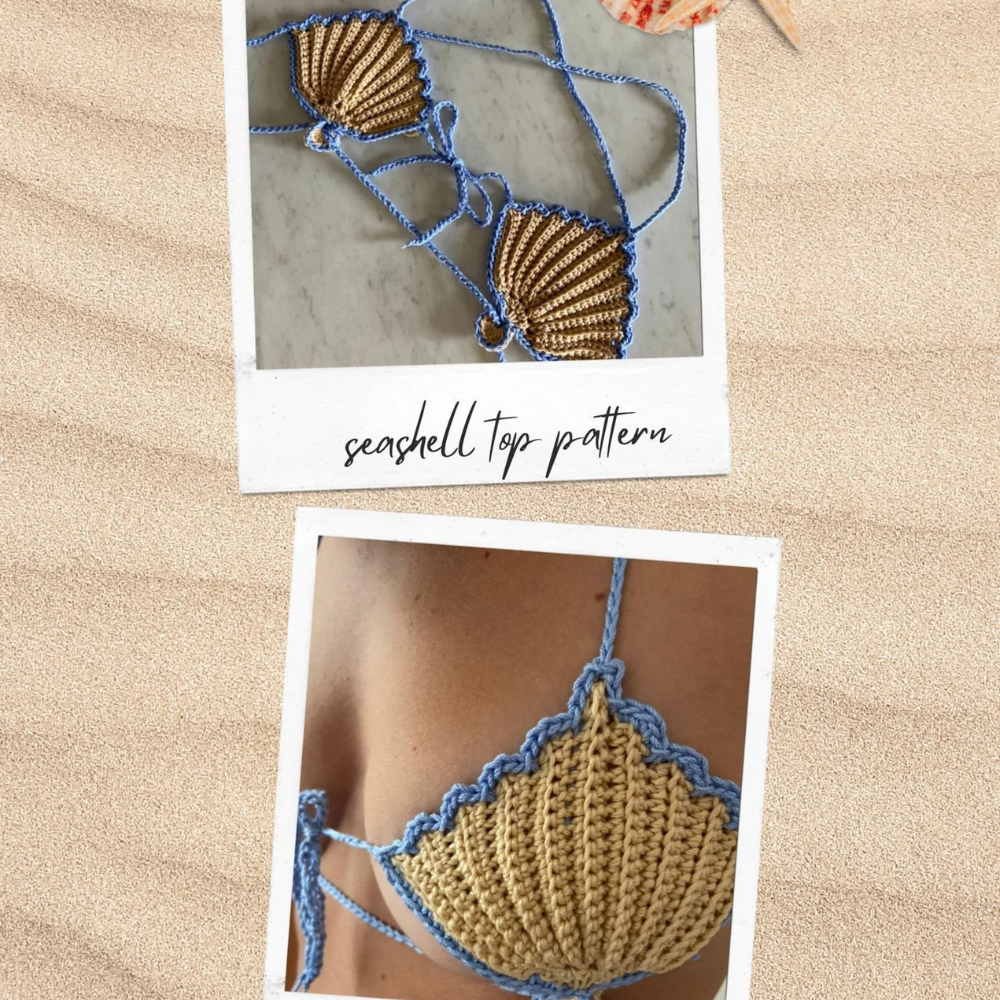 Shell Bra Crochet Pattern