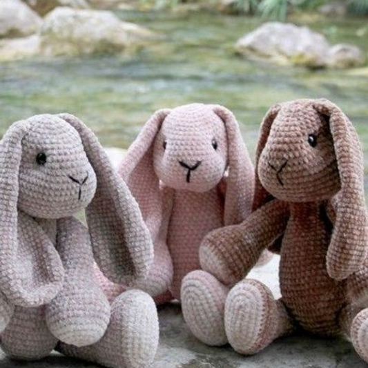 Biggie & Mini Bunnies Crochet Pattern