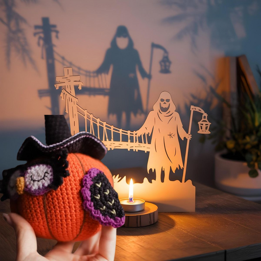 Pumpkin Owl Witch Crochet Pattern
