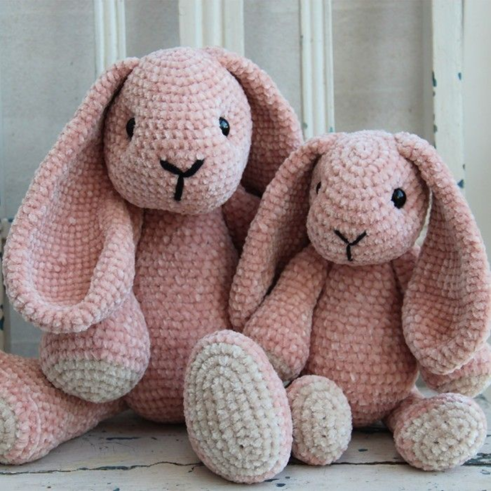 Biggie & Mini Bunnies Crochet Pattern