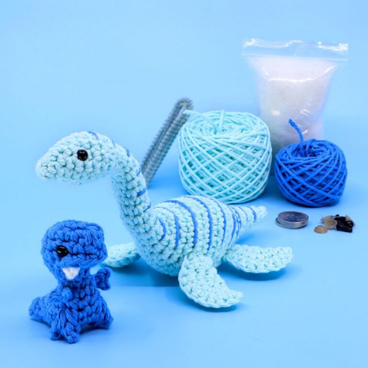 Giggle Saurus Plush Crochet Pattern