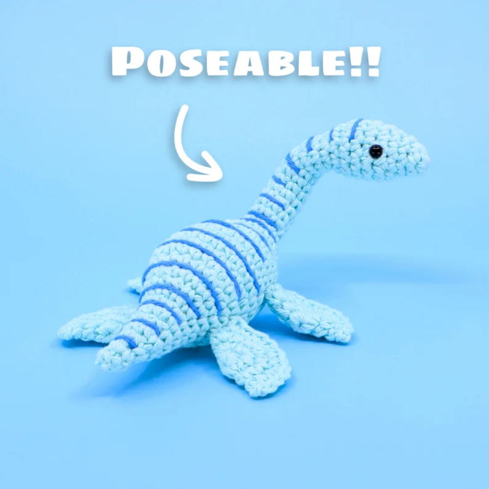 Giggle Saurus Plush Crochet Pattern