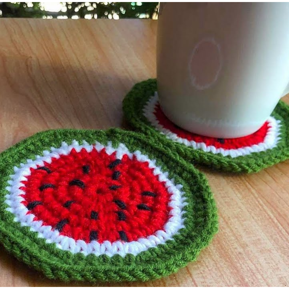 Combo 7 in 1 Fruit Coasters Crochet Pattern