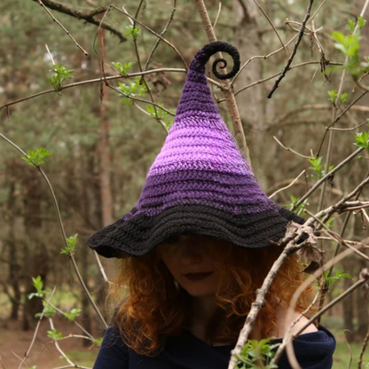 Witch Hat Halloween Crochet Pattern Set