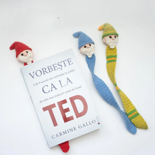 Gnome Bookmark Crochet Pattern