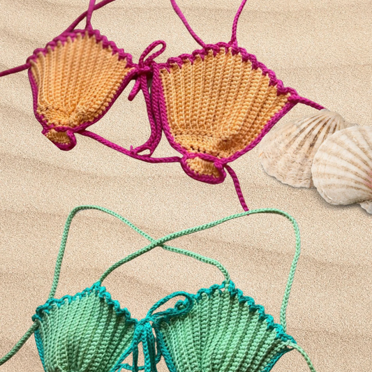 Shell Bra Crochet Pattern