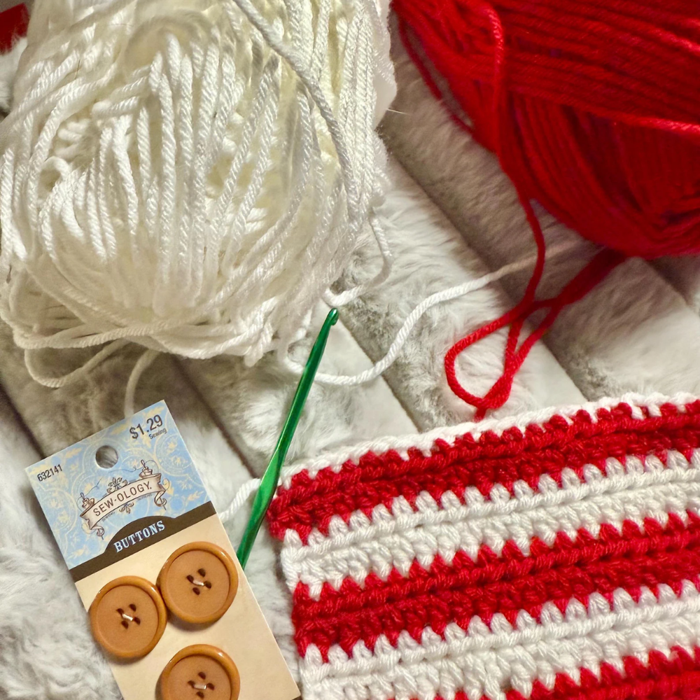 Easy Christmas Coffee Mug Cozy Crochet Pattern