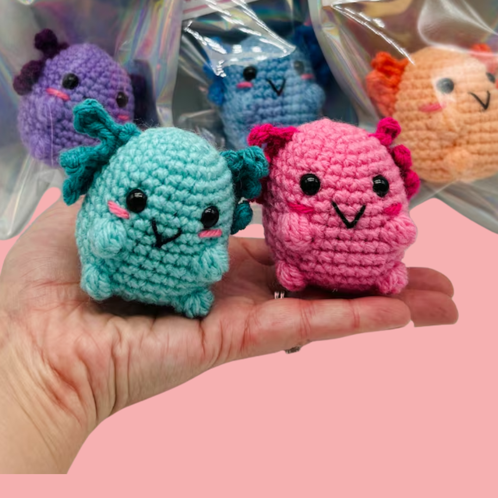 Baby Axolotl Crochet Pattern