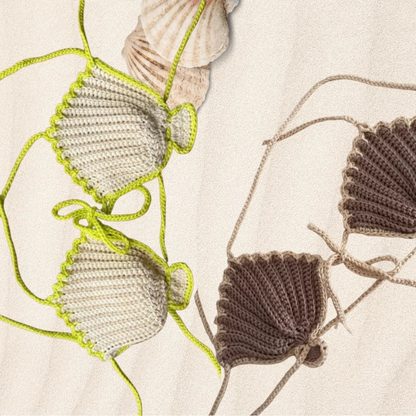 Shell Bra Crochet Pattern