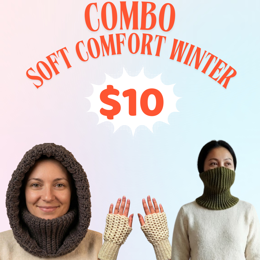 3-in-1 Soft Comfort Winter Crochet Pattern