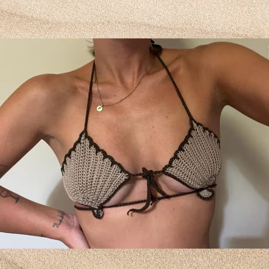 Shell Bra Crochet Pattern