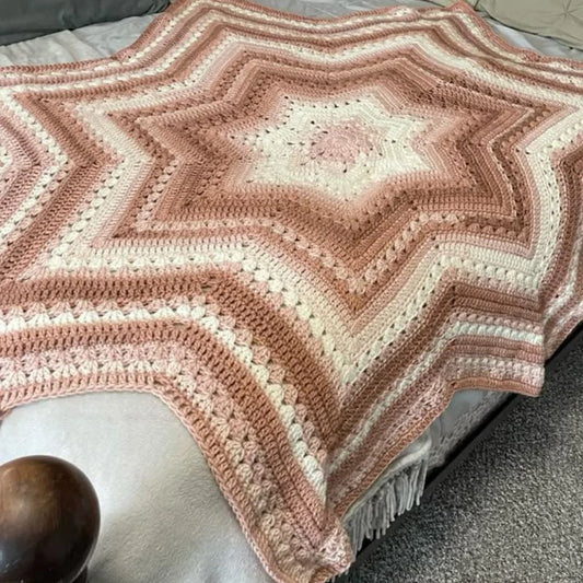 Sweet Starburst Blanket Crochet Pattern