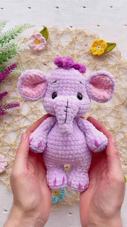 Joyful Elephant Crochet Pattern