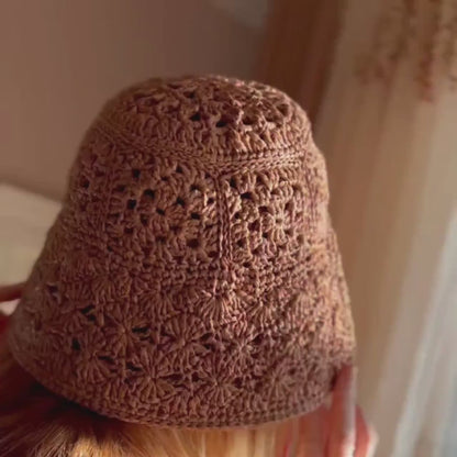 Sunpetal Bucket Hat Crochet Pattern